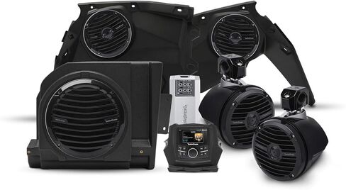 Rockford Fosgate X3-Stage4 400 watt Stereo, Front Speaker, subwoofer, & Rear Speaker kit for Select Maverick X3 Models in Saudi Arabia