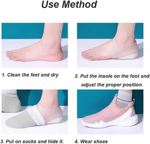 زيادة ارتفاع الجزء في ارتفاع النعال - مصاعد الأحذية النعال للرجال والنساء ، ومصاعد الكعب إدراج الأحذية لتجعلك تبدو أطول ، معززة على ارتفاع أو وسادة ، ونعال رقيقة لدعم الكعب in Kuwait