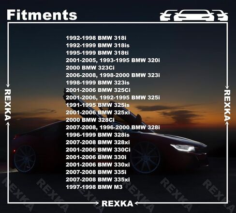 Rexka 20 Sets Side Sill Skirt Clip Rocker Panel Moulding Clip Grommet Nut Kit for BMW E36 E46 E90 E91, 51718184574, 51711932996 in Saudi Arabia