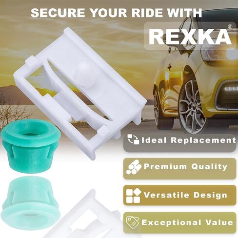 Rexka 20 Sets Side Sill Skirt Clip Rocker Panel Moulding Clip Grommet Nut Kit for BMW E36 E46 E90 E91, 51718184574, 51711932996 in Saudi Arabia
