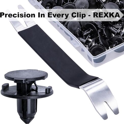 Rexka 51pcs Fender Liner Splash Shield Side Side Trim Clip Clip Retainer Rivet لـ Nissan 01553-2dr9a 370Z altima Maxima Murano Sentra Q50 Q60 Q70 QX30 QX50 QX60 QX70 -AUTO TRIM in Saudi Arabia