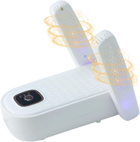 Boot Dryer Shoe Dryer, Glove Dryer and Boot Warmer Heat Blower, with Intelligent Timer(30-60-120min) for Work Boot Ski Sneaker 90° Bendable Adjustable(White) in Saudi Arabia
