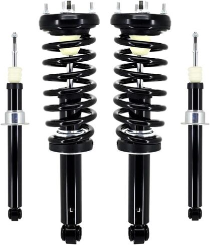 PM Auto Set 4 Front Shock Absorber-Rear Spring Complete Coft Complet For 2000-2002 Jaguar S-Type in Saudi Arabia