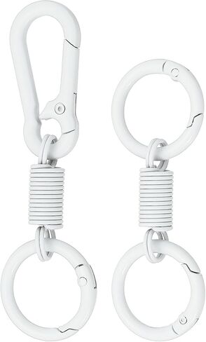 PATIKIL Keychain Clips with O Rings, Quick Release Key Chain Rings Spring Double Ring Keychain Holder in Saudi Arabia