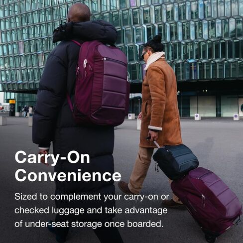 حقيبة الظهر المحمولة Osprey Ozone مع Backpanel Airscape ™ - حقيبة سفر خفيفة الوزن مع كم كمبيوتر محمول - حقيبة سفر متوافقة مع الرجال والنساء ، الأسود in Saudi Arabia