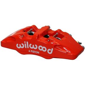 Wilwood 120-13438-RD Dynapro Forged DP6A Caliper, 5.25" mt.-Red-Right-Hand 1.38 & 1.00 & 1.00" Pistons, .81" Disc in Kuwait