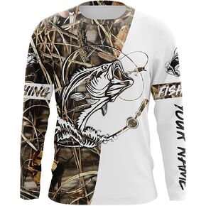 Beautiful bass Fishing Tournament UV Protection Shirt Customize Name Fishing Personalized Gift in Saudi Arabia
