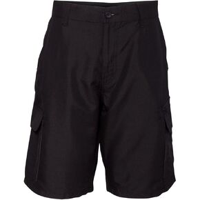 شورت الألياف الدقيقة Burnside Mens-B9803-30-Black in Kuwait
