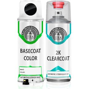 ERA Paints UA/UD - Ebony Black for FORD Exact Match Automotive Touch Up Paint Spray - 2K Premium Kit in Kuwait