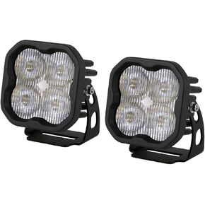 Diode Dynamics SS3 SAE/DOT White Pro LED POD (زوج) ، وسرد مع الإضاءة الخلفية العنبر in Kuwait