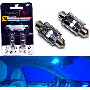 LED Bulbs 3030 SMD 36mm DE3423 DE3425 12844 6418 C5W – Interior Dome, Map, Door, Trunk, Cargo, Glove Box Light Replacement (Pack of 2) (White 5000K) in Saudi Arabia