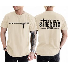 Tuislay Christian Shirts for Men Jesus Cross Shirt Faith Graphic Tees Bible Verse Printed T Shirts Religious Saying Gym Tops in Saudi Arabia