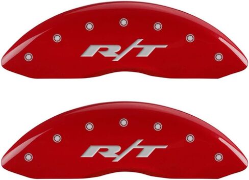 MGP 12162SRT1RD Caliper Covers-Red, Front and Rear: RT1-Truck in Saudi Arabia
