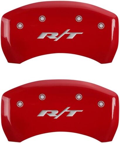 MGP 12162SRT1RD Caliper Covers-Red, Front and Rear: RT1-Truck in Saudi Arabia