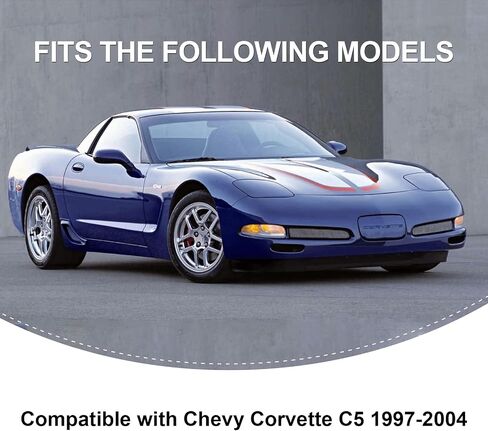 Carbon Fiber Rear Spoiler Wing Compatible with Chevy Corvette C5 1997-2004 in Kuwait