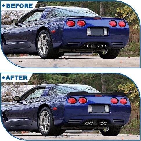 Carbon Fiber Rear Spoiler Wing Compatible with Chevy Corvette C5 1997-2004 in Kuwait