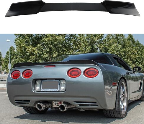 Carbon Fiber Rear Spoiler Wing Compatible with Chevy Corvette C5 1997-2004 in Kuwait