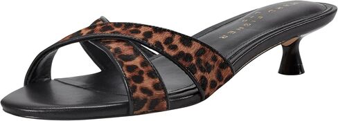 Marc Fisher LTD Women's Tracey Heeled Sandal, Leopard/Black 210, 7 in Saudi Arabia