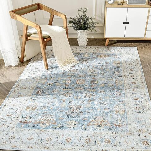 jinchan boho عداء البساط 2x5 خمر المدخل البساط المرقعة قابل للغسل البساط المطبخ البساط القبلية البساط داخلي الأزهار البساط ديكور عدم الانزلاق السجاد الناعم لغرفة النوم الحمام غرفة المعيشة غرفة الغسيل البني / البط البري in Kuwait