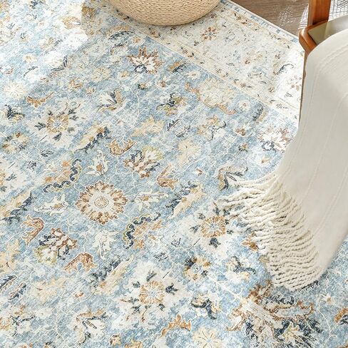 jinchan boho عداء البساط 2x5 خمر المدخل البساط المرقعة قابل للغسل البساط المطبخ البساط القبلية البساط داخلي الأزهار البساط ديكور عدم الانزلاق السجاد الناعم لغرفة النوم الحمام غرفة المعيشة غرفة الغسيل البني / البط البري in Kuwait