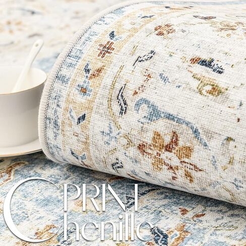 jinchan boho عداء البساط 2x5 خمر المدخل البساط المرقعة قابل للغسل البساط المطبخ البساط القبلية البساط داخلي الأزهار البساط ديكور عدم الانزلاق السجاد الناعم لغرفة النوم الحمام غرفة المعيشة غرفة الغسيل البني / البط البري in Kuwait