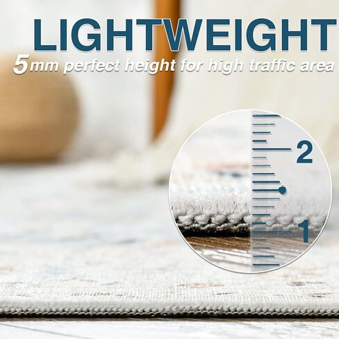 jinchan boho عداء البساط 2x5 خمر المدخل البساط المرقعة قابل للغسل البساط المطبخ البساط القبلية البساط داخلي الأزهار البساط ديكور عدم الانزلاق السجاد الناعم لغرفة النوم الحمام غرفة المعيشة غرفة الغسيل البني / البط البري in Kuwait