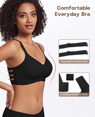 المرأة غير سلسة صدرية لا ترفيون حمالات لاسلكية مريحة للنساء تدفع تغطية كاملة Bralettes صدرية كل يوم in Saudi Arabia