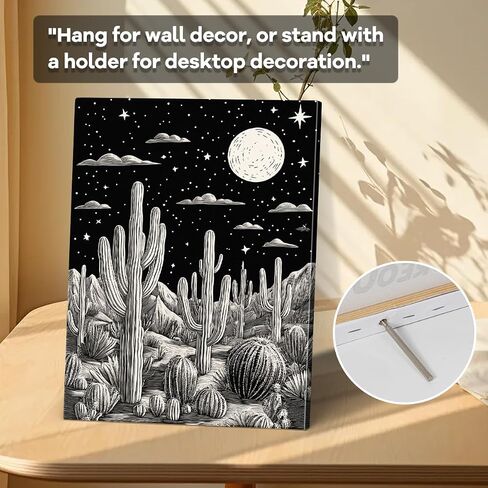 WOXZQ Canvas Wall Art, Oil Painting Decor, Landscape Nature Country Paintings, Farmhouse Pictures, Modern Artwork, Peaceful Prints Cottagecore Office Living Room Bedroom 12 * 16 Inch in Saudi Arabia