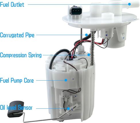 31110-F3500 مجموعة مضخة الوقود الملائمة لهيئة Hyundai Elantra Kona لـ Kia Forte Rio 1.6L 2.0L استبدال FG2329 811GE 31120-F3500 in Kuwait