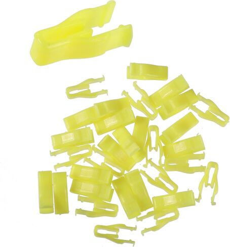 Motoforti Retainer Clip Clip Fortener Clip ، لـ Toyota 4runner ، البلاستيك ، الأصفر ، 30 قطعة in Saudi Arabia