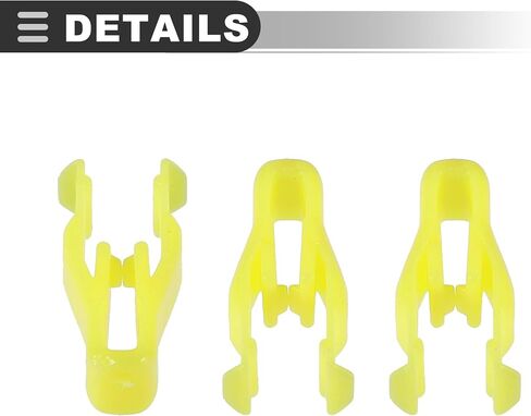 Motoforti Retainer Clip Clip Fortener Clip ، لـ Toyota 4runner ، البلاستيك ، الأصفر ، 30 قطعة in Saudi Arabia