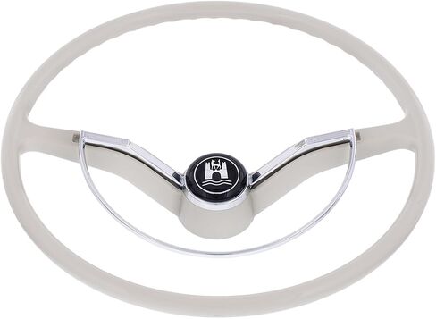 United Pacific 15 ¾ "عجلة قيادة على غرار OEM لعام 1962-71 Volkswagen Beetle/Karmann GHIA/Type 3 ، VW OEM Style Defering ، Wolfsburg Crest-Black in Saudi Arabia