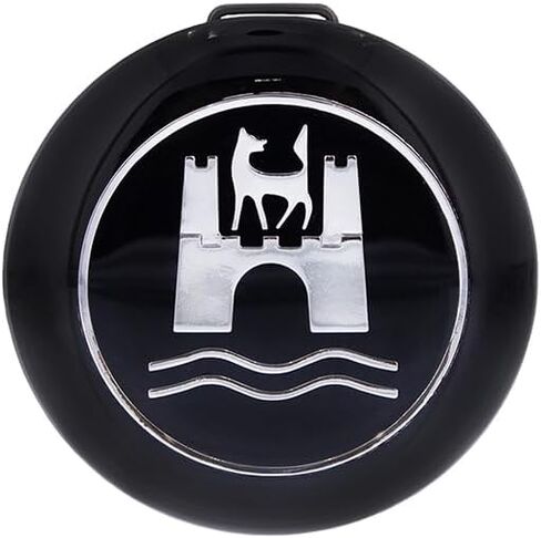 United Pacific 15 ¾ "عجلة قيادة على غرار OEM لعام 1962-71 Volkswagen Beetle/Karmann GHIA/Type 3 ، VW OEM Style Defering ، Wolfsburg Crest-Black in Saudi Arabia