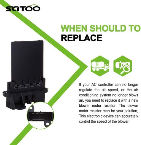 Air Conditioning Heater Fan HVAC Blower Motor Resistor SCITOO Regulator fit for 2002-2007 Jeep Liberty /2002-2006 Jeep Wrangler in Saudi Arabia