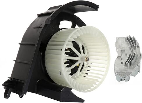 AUTOMUTO AC Heater Blower Motor Module with Wheel and Resistor Replace 64119245849 2016-2017 for BMW for X5 2.0L,2007-2017 for BMW for X5 3.0L,2010-2017 for BMW for X5 4.4L,2007-2010 for BMW for X5 in Saudi Arabia