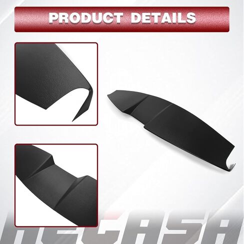 HECASA Dashboard Cover Compatible with 2005-2009 Ford Mustang Dash Board Cover Cap Overlay Dashboard ABS Plastic Primer Black in Saudi Arabia