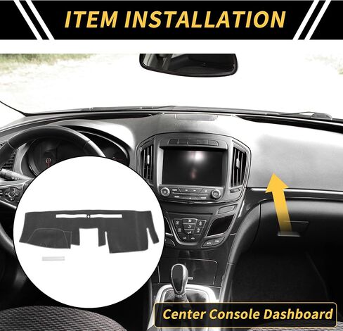 Dash Cover for Nissan Frontier 2007-2021 for Suzuki Equator 2009-2012 Dash Board Mat Anti-Slip Dash Cover Mat Polyester Center Console Dashboard Cover Pad Carpet Gray in Saudi Arabia