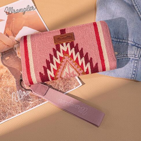 Montana West Wrangler Wristlet Wartets Western Western for Women Aztec Theknited Womens Wallet Carty Ladies Wallet Rfid Clutch Pres in Kuwait