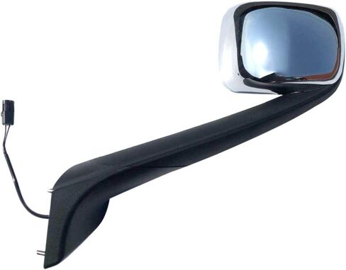 Replacement Black Hood Mirror Driver Left Side Fit Freightliner Cascadia 2018-onward in Kuwait