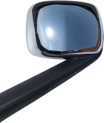 Replacement Black Hood Mirror Driver Left Side Fit Freightliner Cascadia 2018-onward in Kuwait