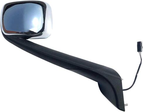 Replacement Black Hood Mirror Driver Left Side Fit Freightliner Cascadia 2018-onward in Kuwait
