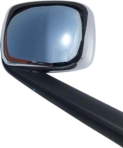 Replacement Black Hood Mirror Driver Left Side Fit Freightliner Cascadia 2018-onward in Kuwait