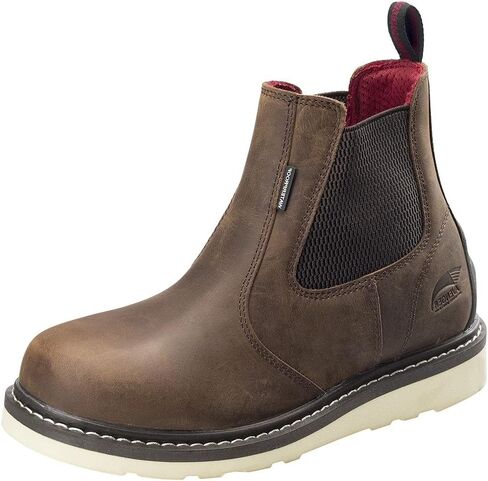 FSI Footwear Specialties International Men's Leather Leather Wedge 6 "Soft Toe Toe مقاوم للماء مقاومة in Kuwait