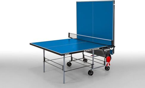 Butterfly Outdoor Playback Rollaway Ping Pong Table-Regulation Size-Integrated Net Set-Made in Germany-Warranty (Years): Top (Ten) & Frame (Three) in Kuwait