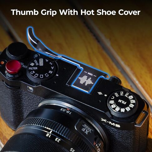 SmallRig Thumb Grip with Hot Shoe Cover for FUJIFILM X-M5 (Black) - 4878 in Saudi Arabia
