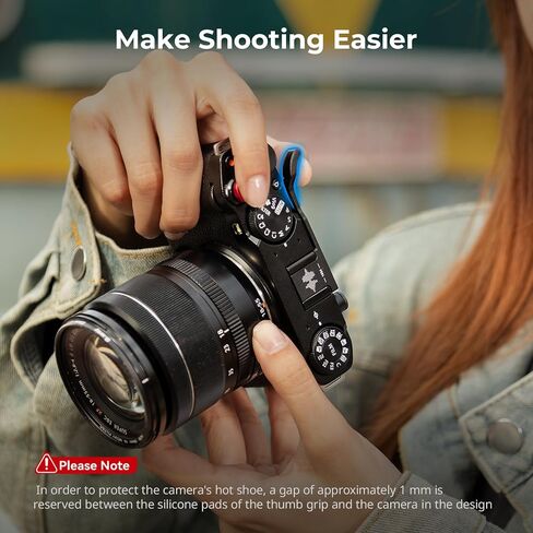 SmallRig Thumb Grip with Hot Shoe Cover for FUJIFILM X-M5 (Black) - 4878 in Saudi Arabia