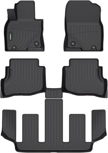 ANBINGO-Floor Mats & Cargo Liner Fit for Mazda CX-5 2017-2022 TPE All Weather Protection Anti-Slip Automotive CX5 Floor Mats Set CX5 Accessories, Black in Kuwait