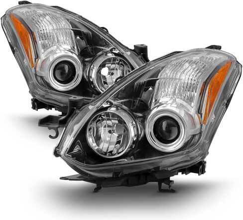 ACANII - For 2010 2011 2012 2013 Nissan Altima 2Dr Coupe Halogen Protector Headlights Headlamps Driver + Passenger Side in Saudi Arabia