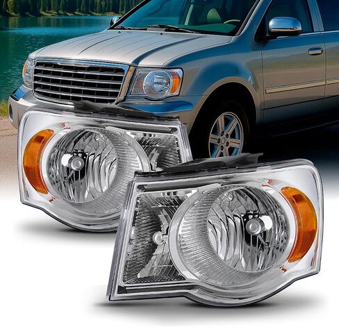AKKON - لعام 2007 2008 2009 Chrysler Aspen Crystal Clear Clear Lextips LH Left & RH مجموعة الجانب الأيمن in Saudi Arabia