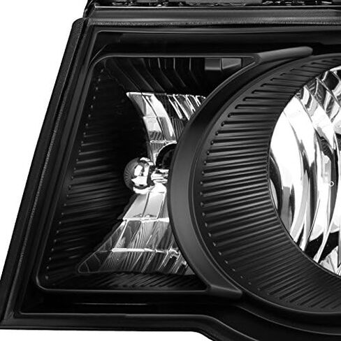 AKKON - For 2007 2008 2009 Chrysler Aspen Crystal Clear Headlights Headlamps LH Left & RH Right Side Pair Set in Saudi Arabia